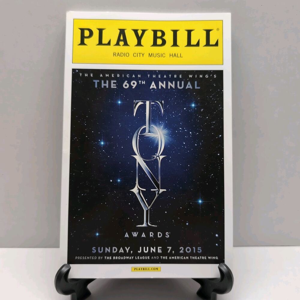 69th Annual Tony Awards Playbill 2015 Official Program Radio City Music‎ Hall
